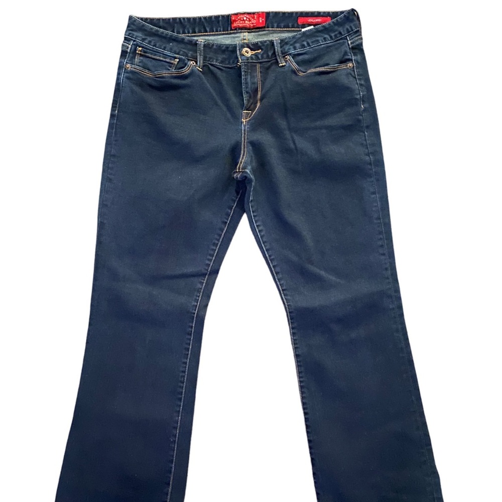 Lucky Brand Women's Leyla Boot Blue Jeans
